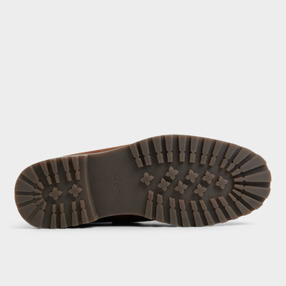 Farrell in Medium Brown - Combat boot, Lug sole | Aldo Essential