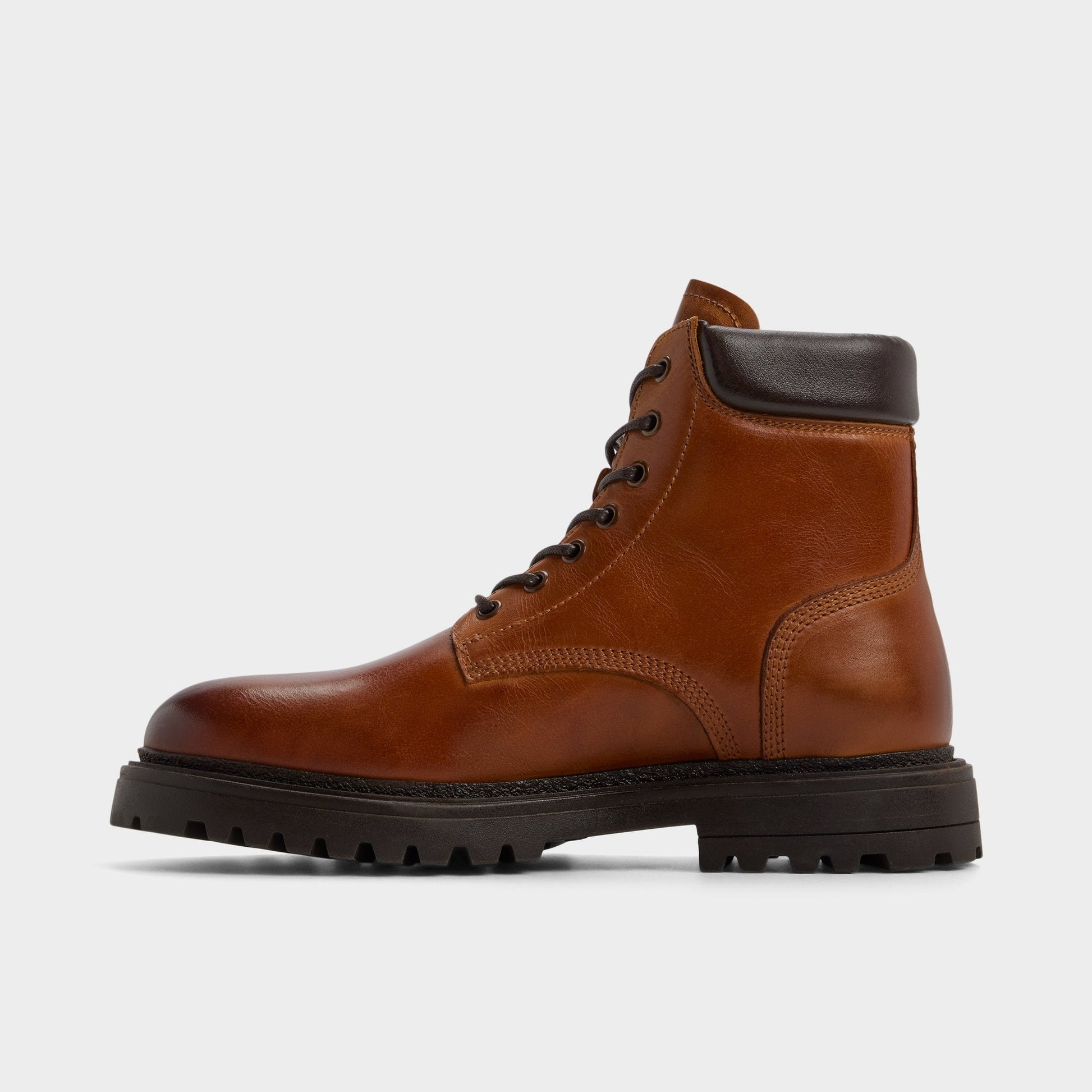 Draco in Cognac - Combat boot, Lug sole | Aldo New