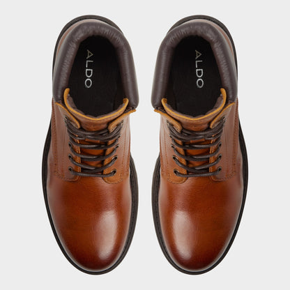 Draco in Cognac - Combat boot, Lug sole | Aldo New