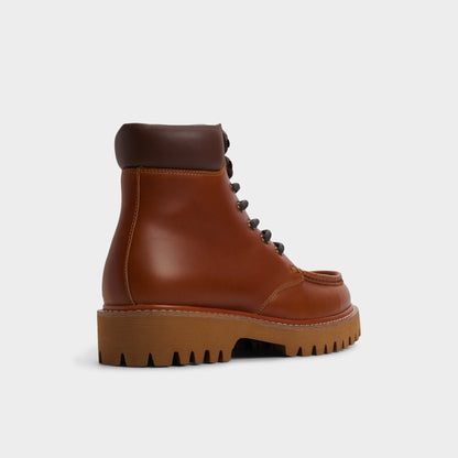 Grier in Cognac - Combat boot, Lug sole | Aldo Recommended