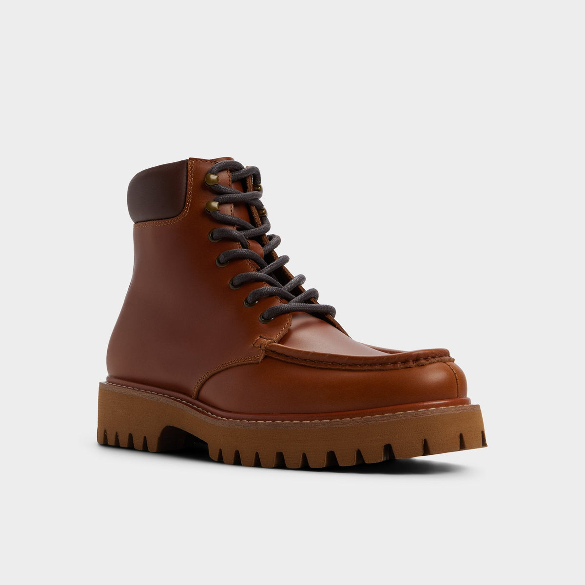 Grier in Cognac - Combat boot, Lug sole | Aldo Recommended