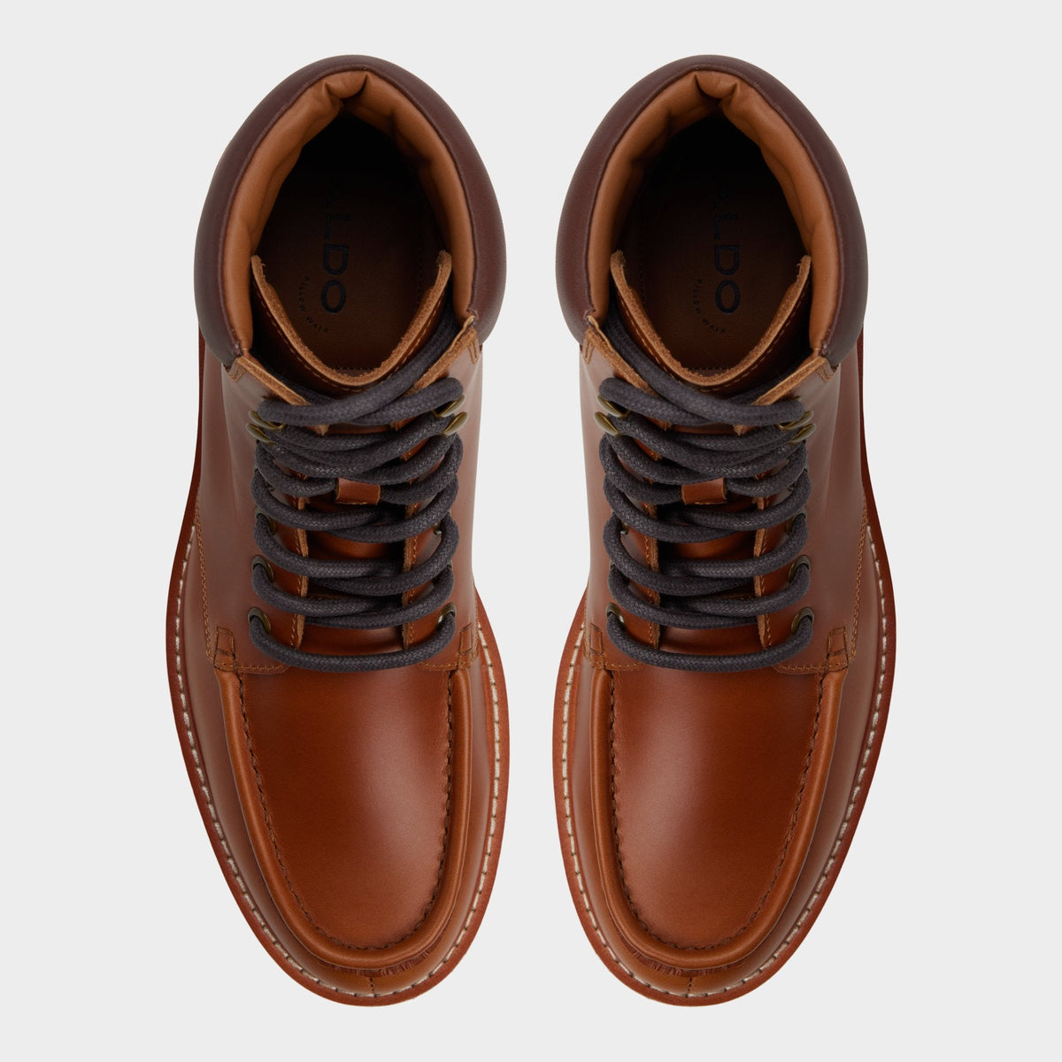 Grier in Cognac - Combat boot, Lug sole | Aldo Recommended