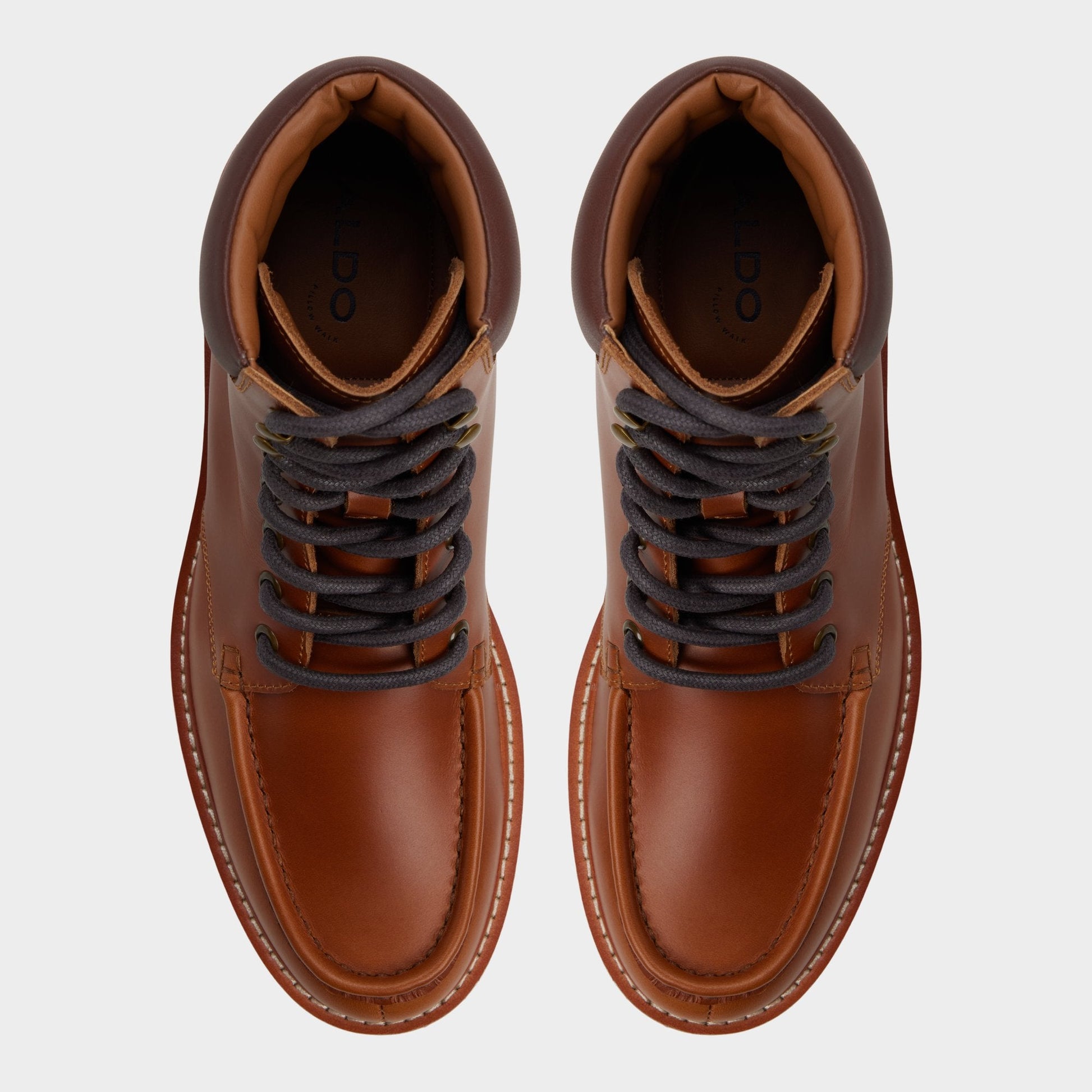 Grier in Cognac - Combat boot, Lug sole | Aldo Recommended