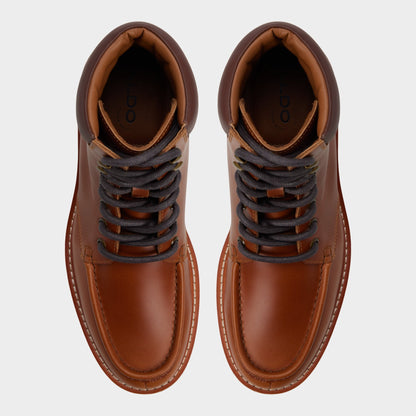 Grier in Cognac - Combat boot, Lug sole | Aldo Recommended