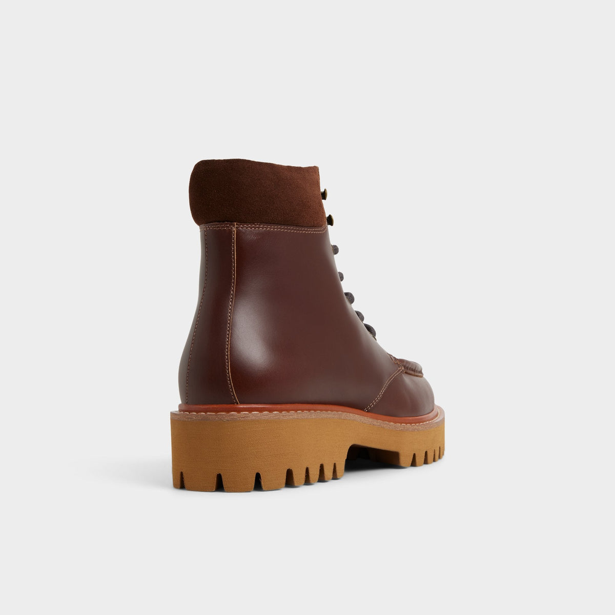 Grier in Medium Brown - Combat boot, Lug sole | Aldo Classic