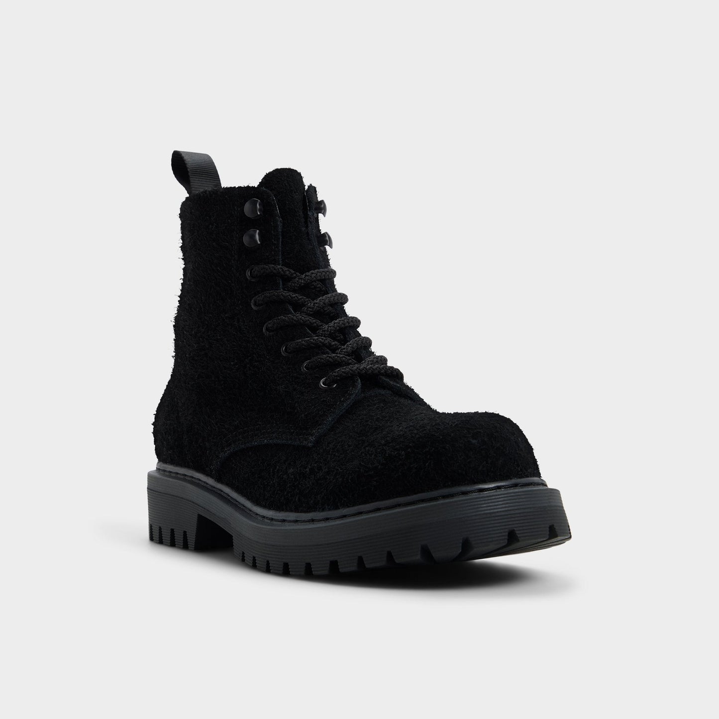 Doublezero in Black - Combat boot, Lug sole | Aldo Featured
