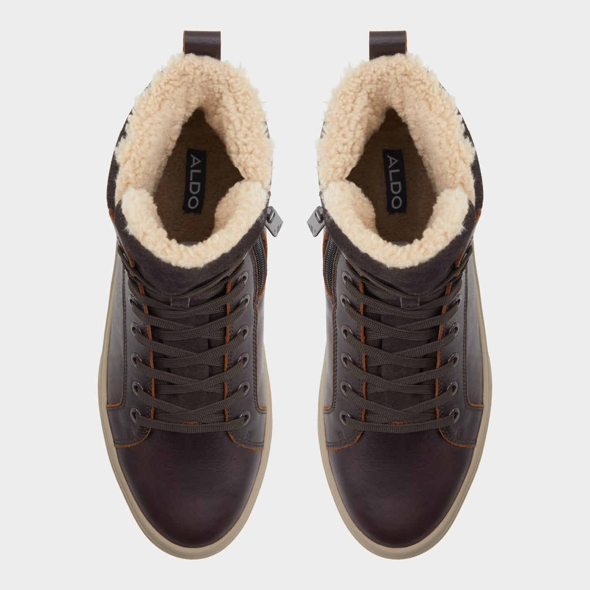 Dusker Cognac Men's Lace-up boots - Lace-up boot, Cup sole | Aldo Featured