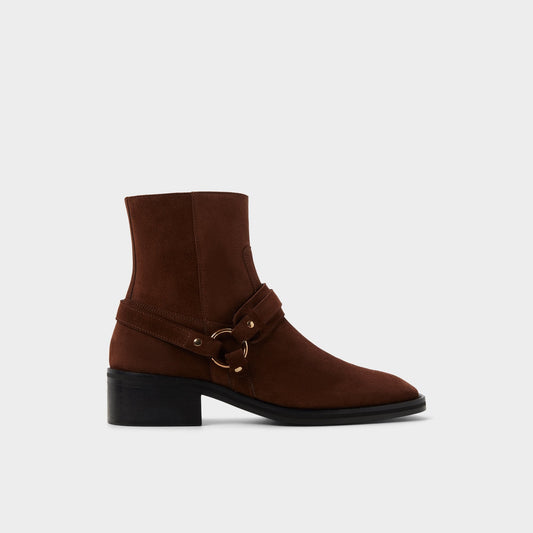 Marcos in Dark Brown - Ankle boot, Block heel | Aldo Classic