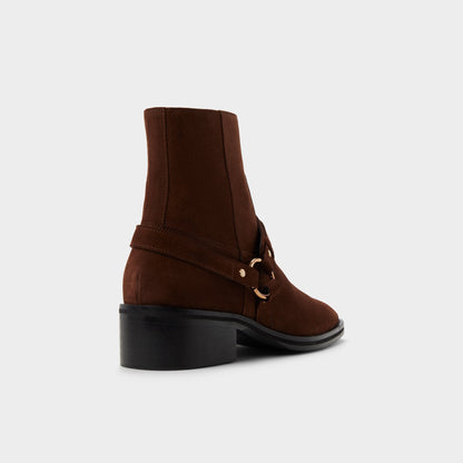 Marcos in Dark Brown - Ankle boot, Block heel | Aldo Classic