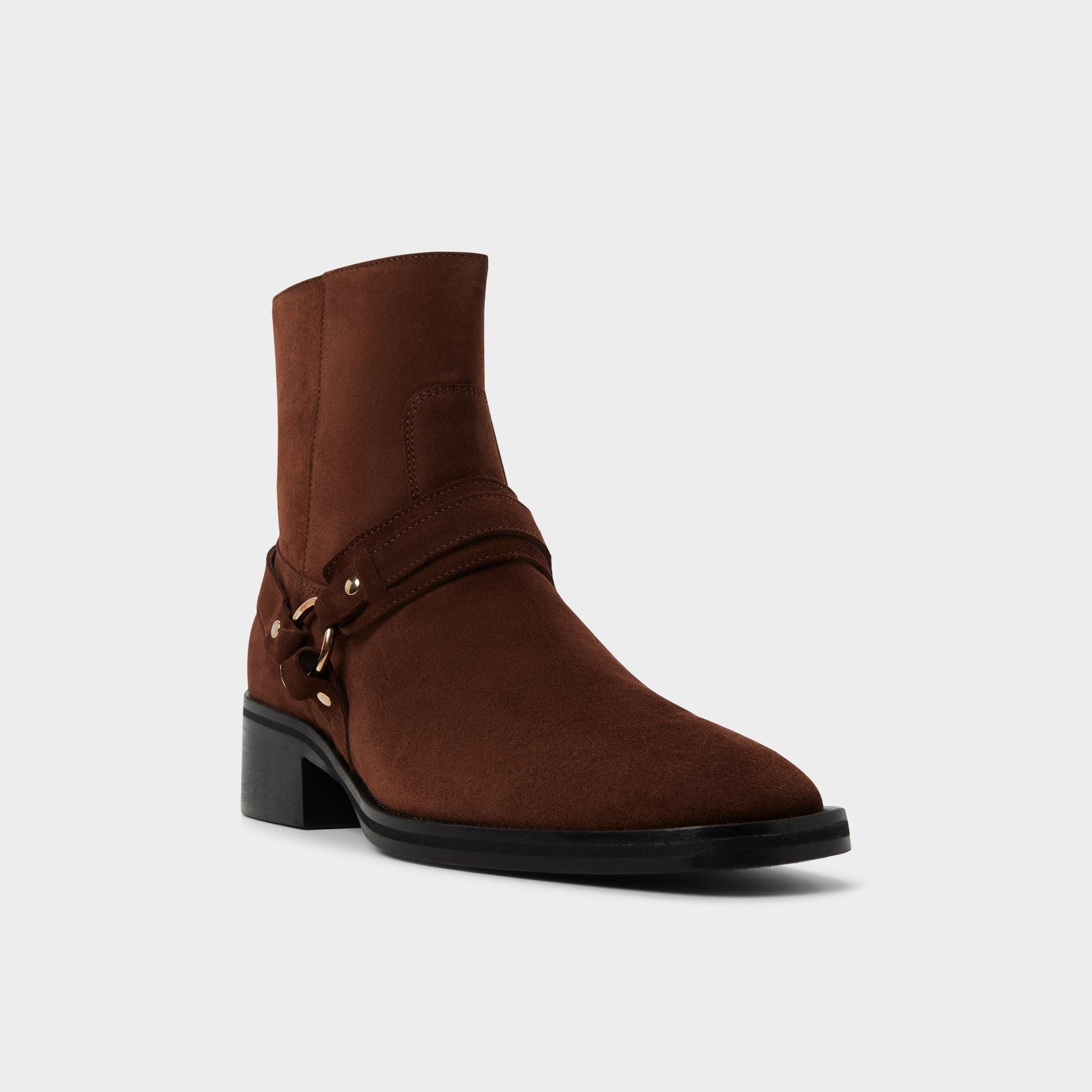 Marcos in Dark Brown - Ankle boot, Block heel | Aldo Classic