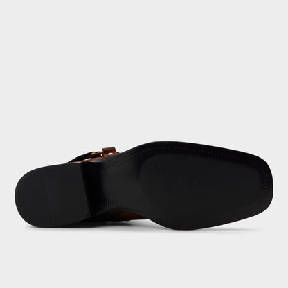 Marcos in Dark Brown - Ankle boot, Block heel | Aldo Classic