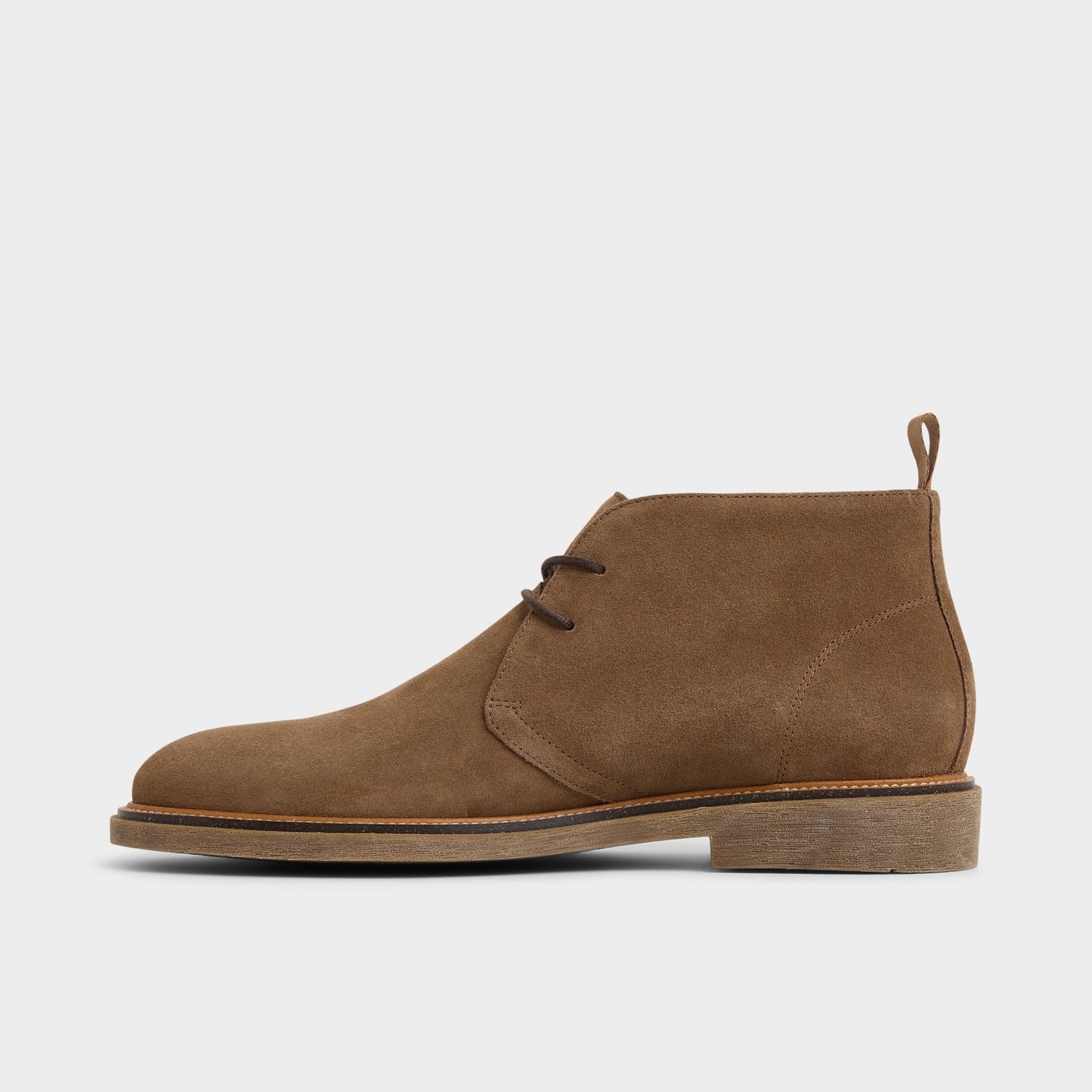 Jefrey Dark Brown Leather Suede Men's Chukka boots - Chukka boot | Aldo Essential