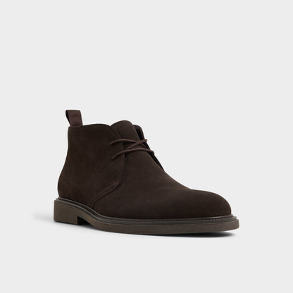 Jefrey Dark Brown Leather Suede Men's Chukka boots - Chukka boot | Aldo New