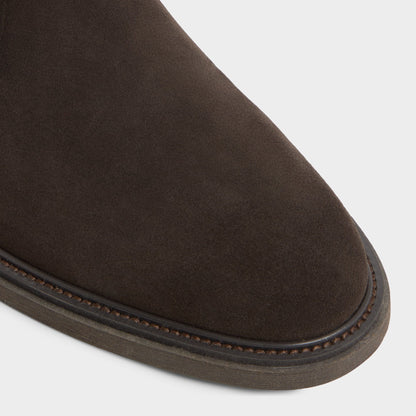 Jefrey Dark Brown Leather Suede Men's Chukka boots - Chukka boot | Aldo New