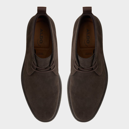 Jefrey Dark Brown Leather Suede Men's Chukka boots - Chukka boot | Aldo New