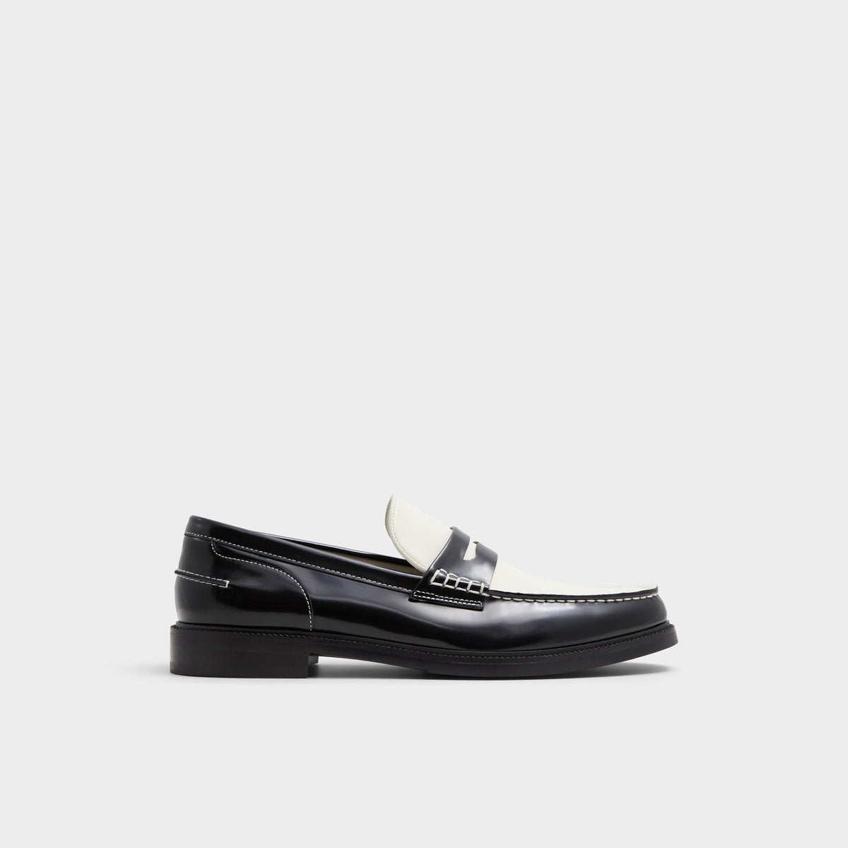 Kieran Black/White Men's Dress Shoes - Loafer | Aldo Classic