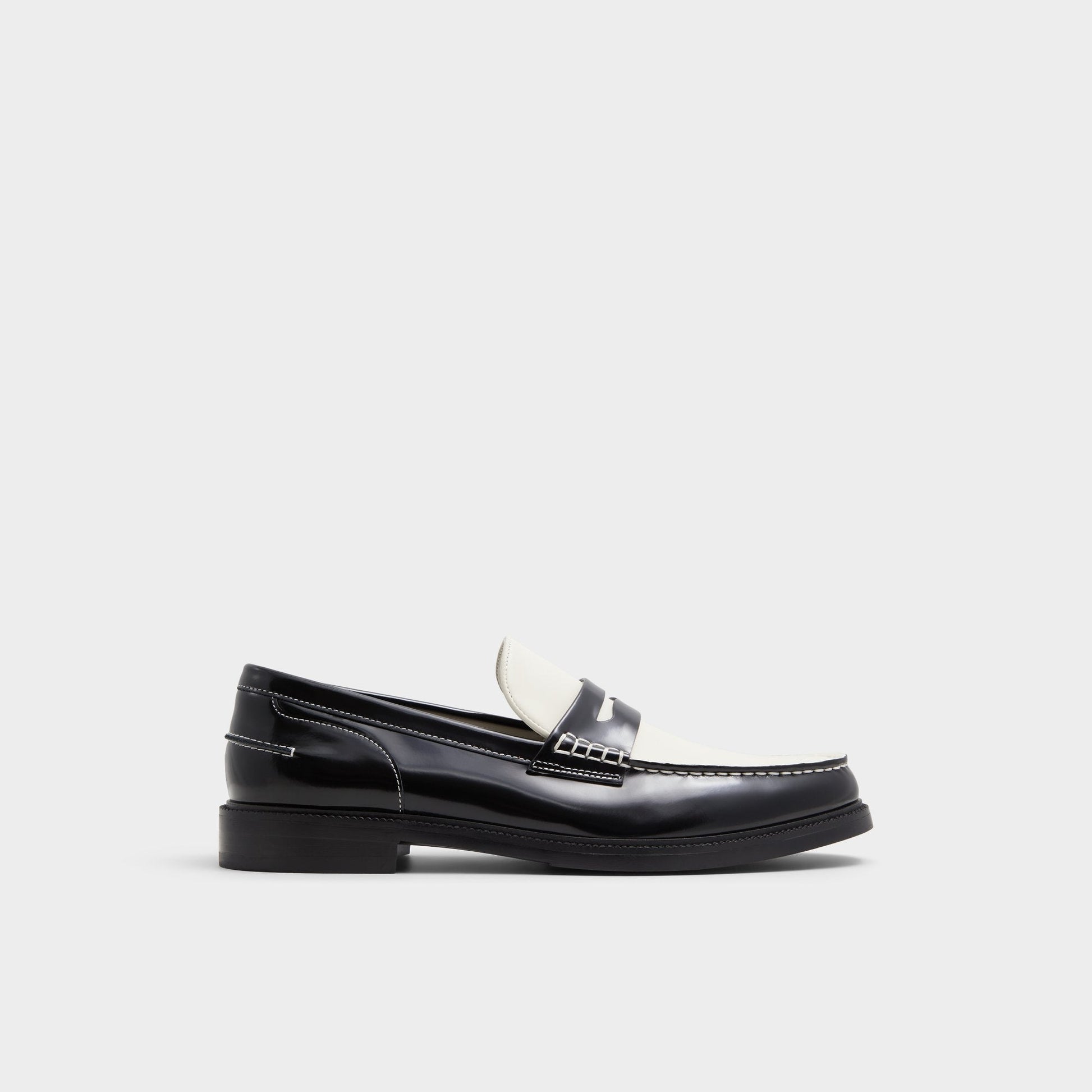Kieran Black/White Men's Dress Shoes - Loafer | Aldo Classic
