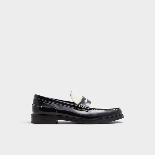 Kieran Black/White Men's Dress Shoes - Loafer | Aldo Classic