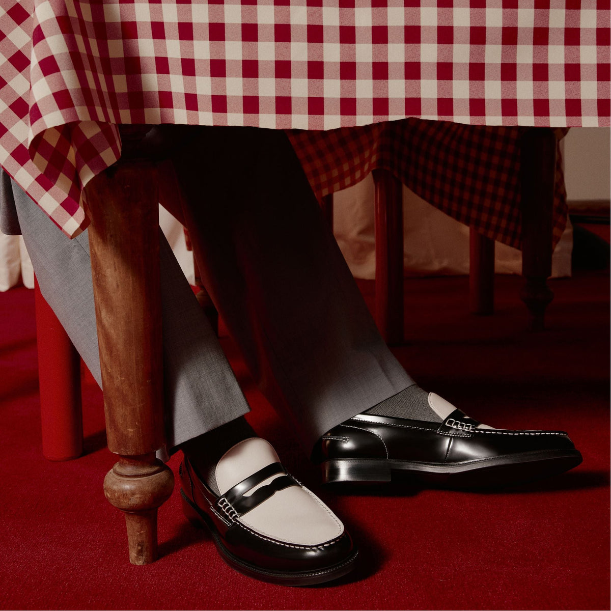Kieran Black/White Men's Dress Shoes - Loafer | Aldo Classic