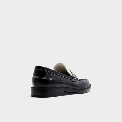 Kieran Black/White Men's Dress Shoes - Loafer | Aldo Classic