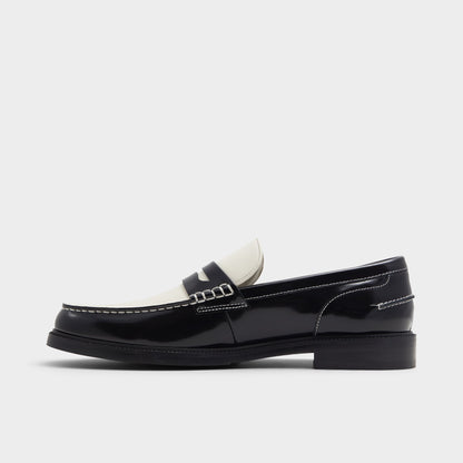 Kieran Black/White Men's Dress Shoes - Loafer | Aldo Classic