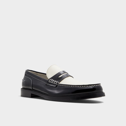 Kieran Black/White Men's Dress Shoes - Loafer | Aldo Classic
