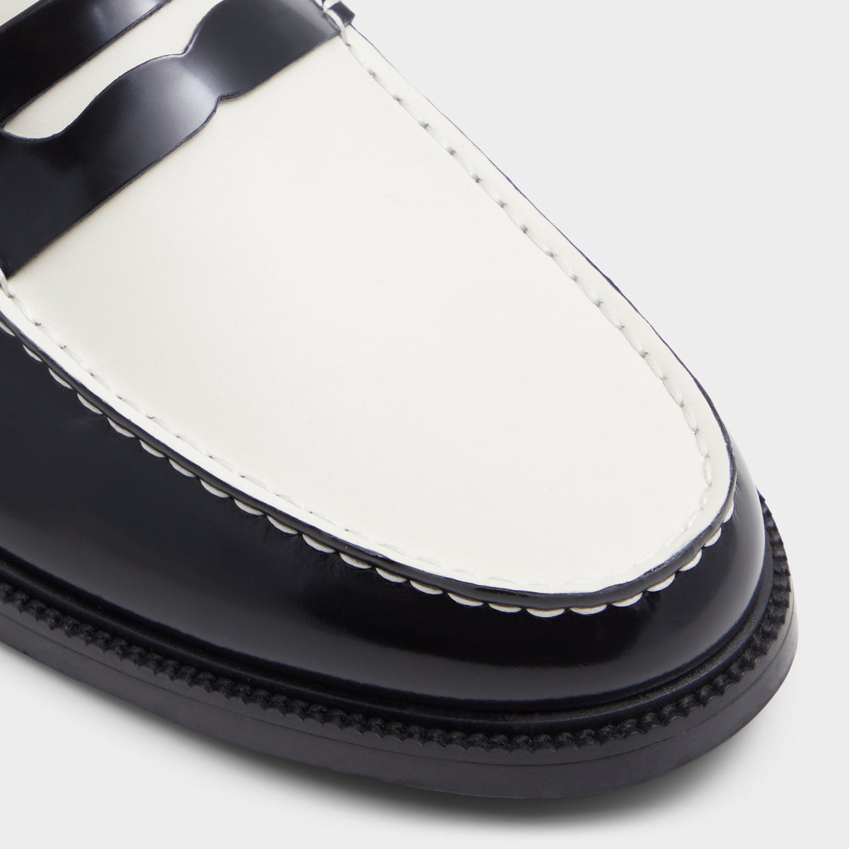 Kieran Black/White Men's Dress Shoes - Loafer | Aldo Classic
