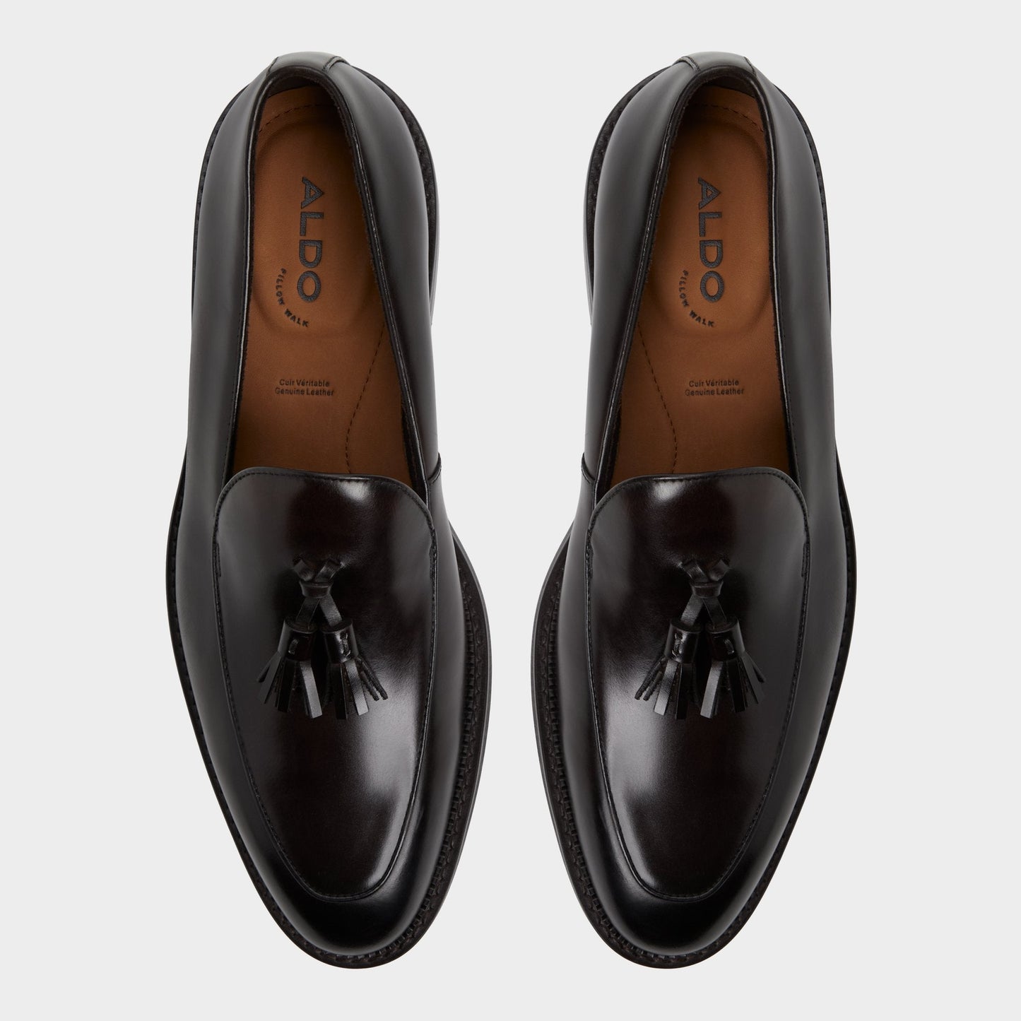 Portos Dark Brown Men's Dress Shoes - Loafer | Aldo Essential