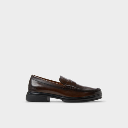 Tucker Other Brown Leather Smooth Men's Loafers & Slip-Ons - Loafer | Aldo Best Seller