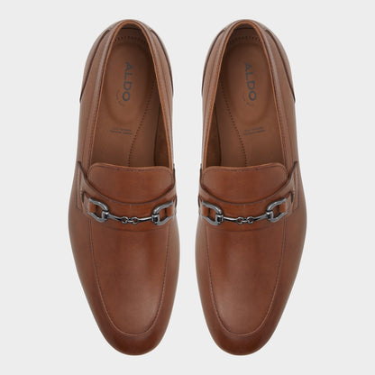 Marinho Cognac Leather Smooth Men's Dress Shoes - Loafer | Aldo Best Seller