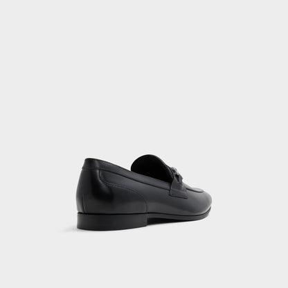 Marinho Open Black Leather Smooth Men's Dress Shoes - Loafer | Aldo Essential