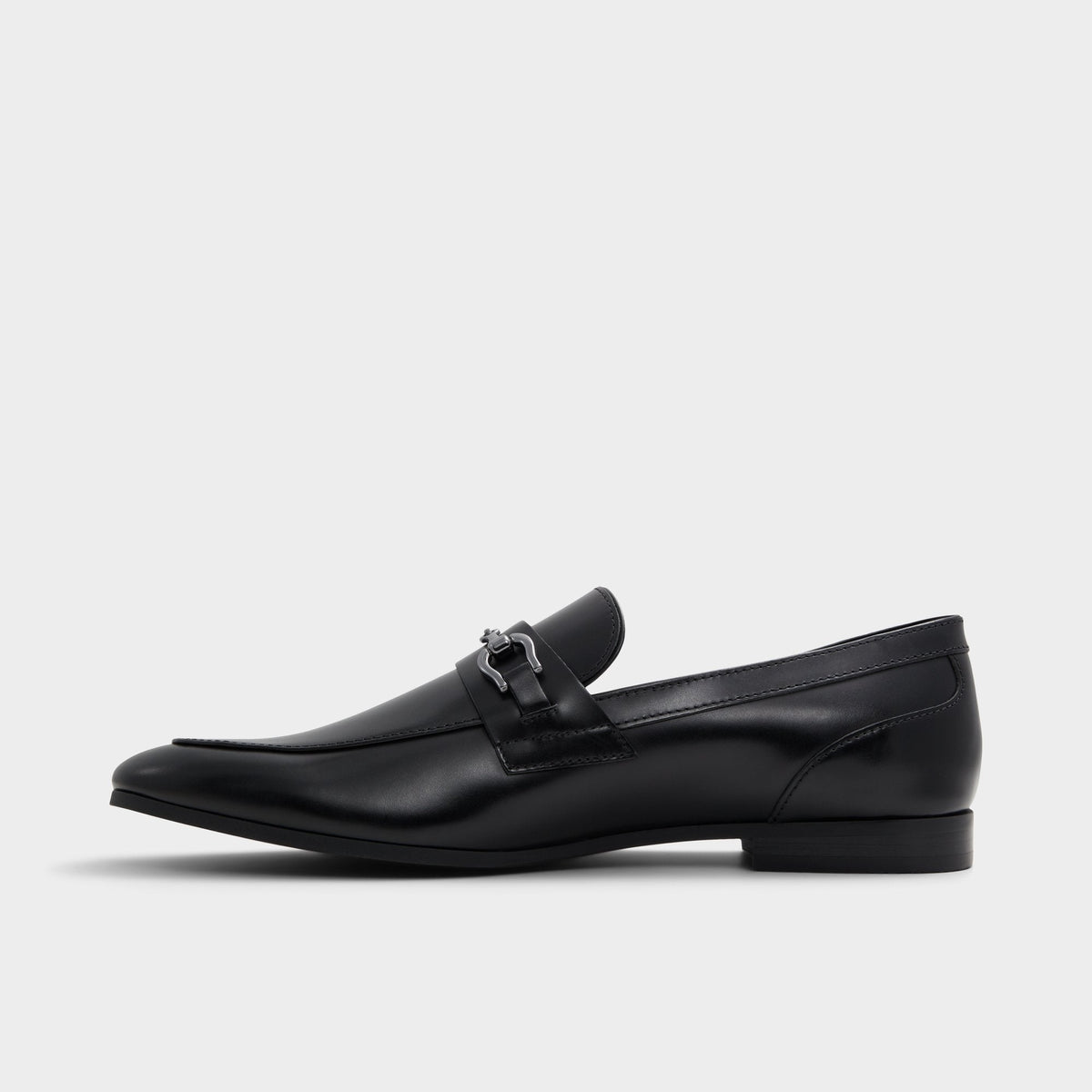 Marinho Open Black Leather Smooth Men's Dress Shoes - Loafer | Aldo Essential