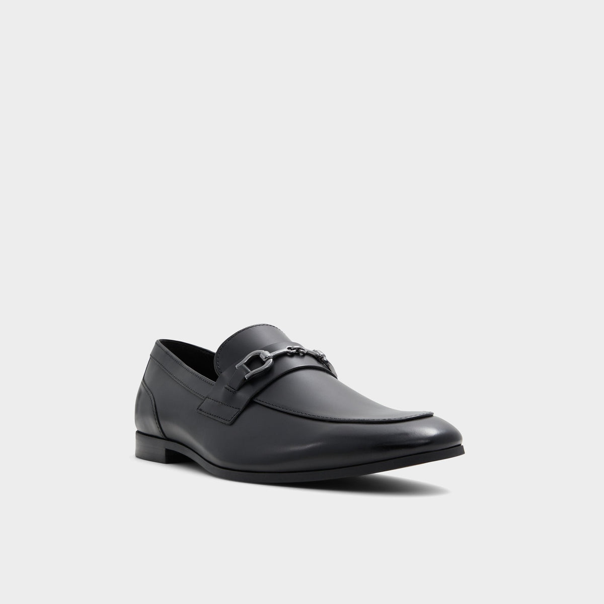 Marinho Open Black Leather Smooth Men's Dress Shoes - Loafer | Aldo Essential