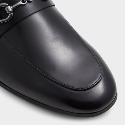 Marinho Open Black Leather Smooth Men's Dress Shoes - Loafer | Aldo Essential