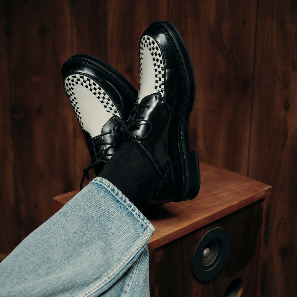 Rocco in Black White - Oxford shoe | Aldo Classic