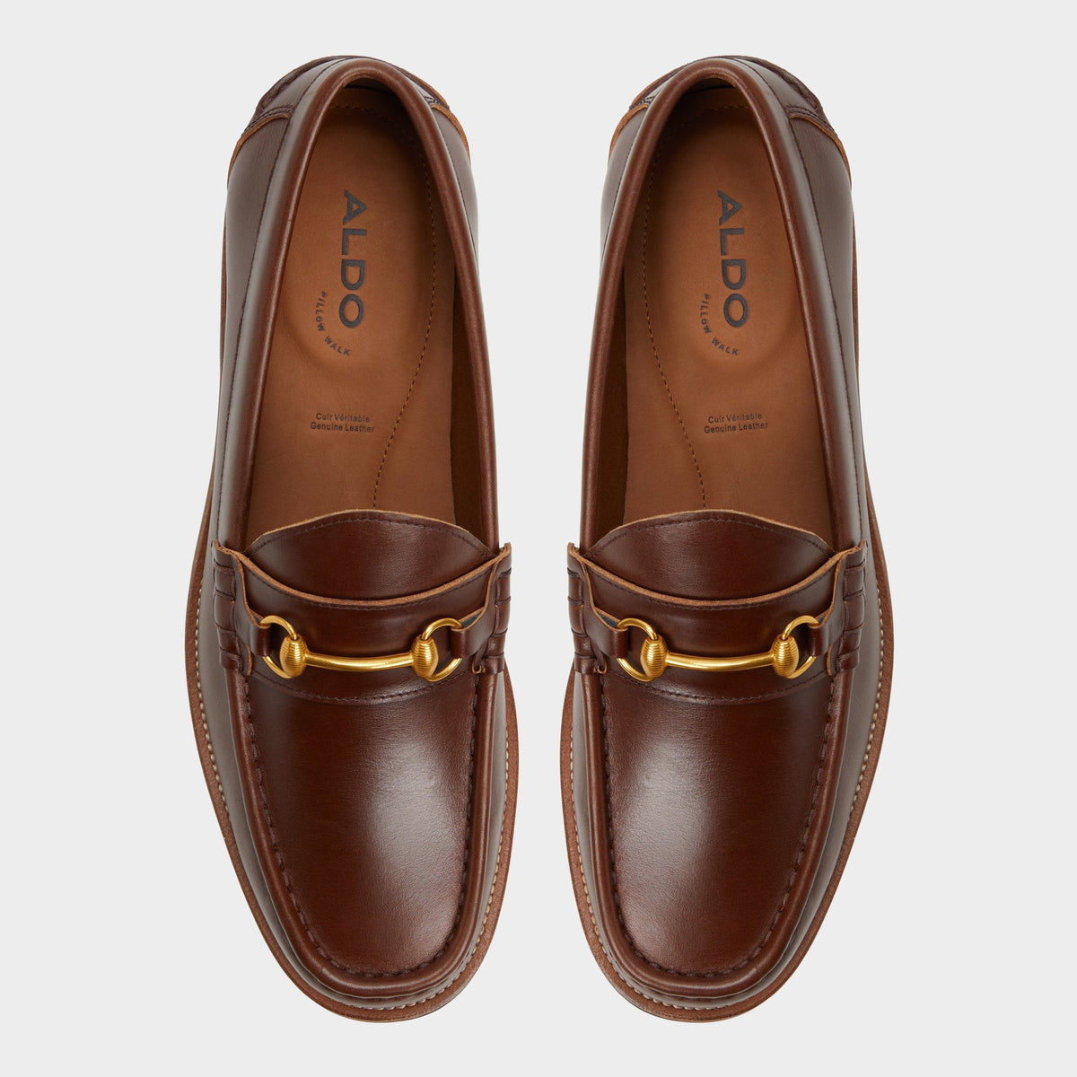 Wildwoodd Medium Brown Men's Dress Shoes - Loafer | Aldo Best Seller