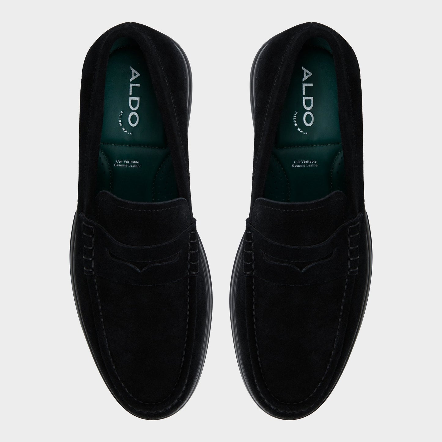 Tucker Black/Black Men's Dress Shoes - Loafer | Aldo Classic