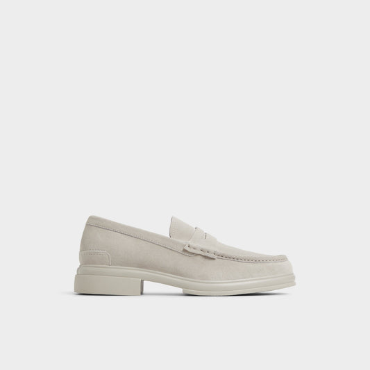 Tucker Light Grey Men's Dress Shoes - Loafer | Aldo Signature