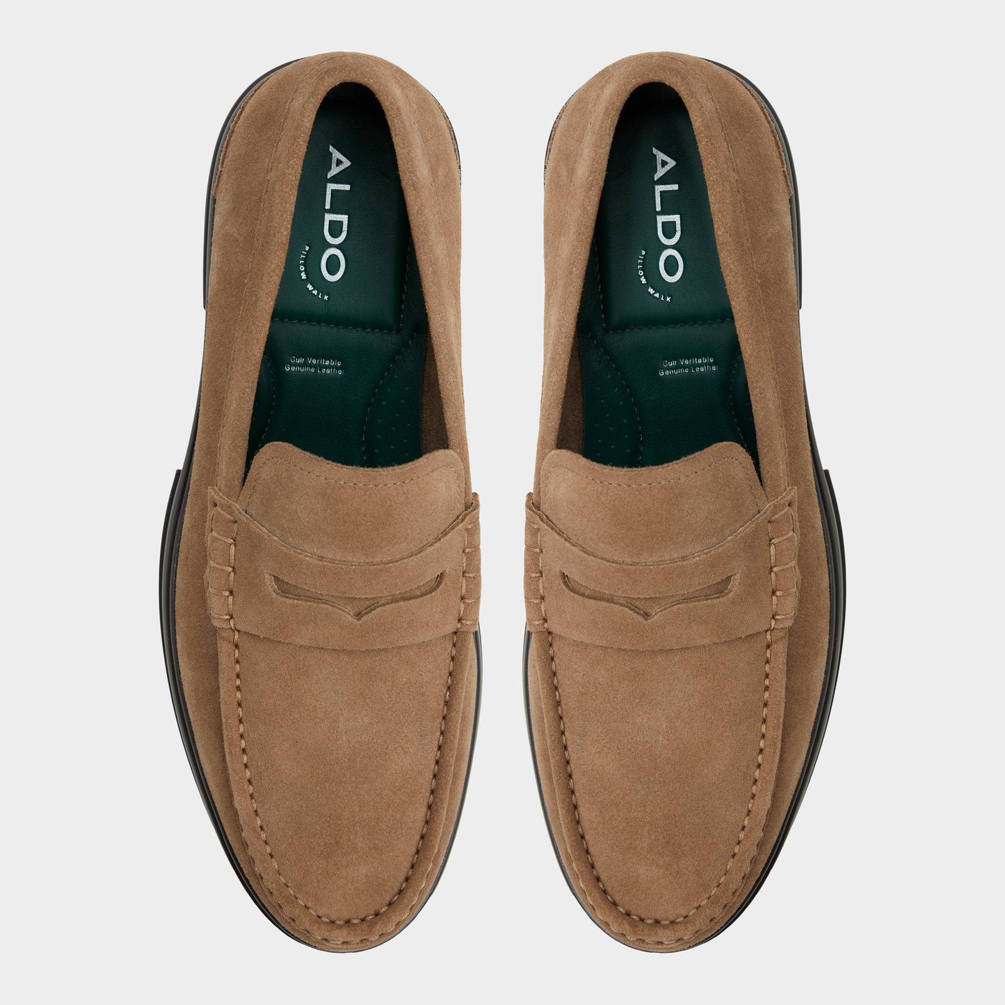 Tucker Other Brown Leather Suede Men's Dress Shoes - Loafer | Aldo Trending
