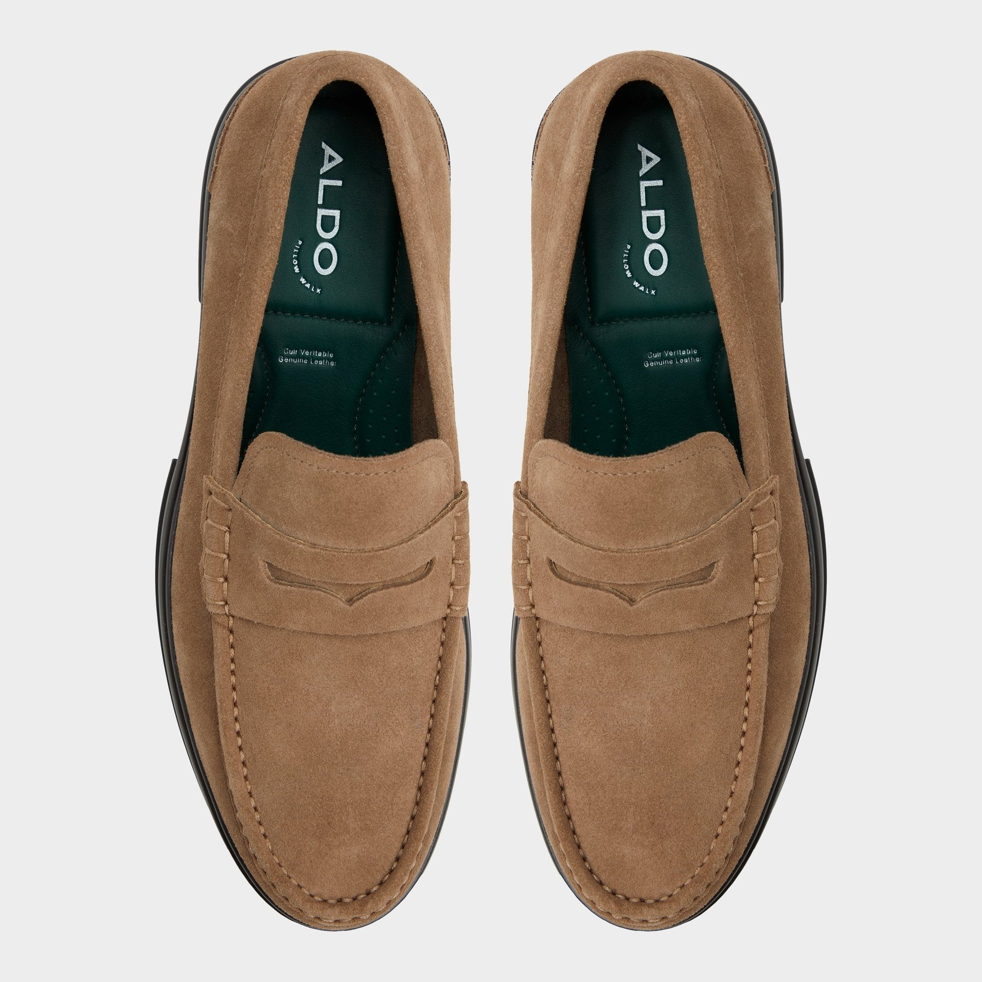 Tucker Other Brown Leather Suede Men's Dress Shoes - Loafer | Aldo Trending