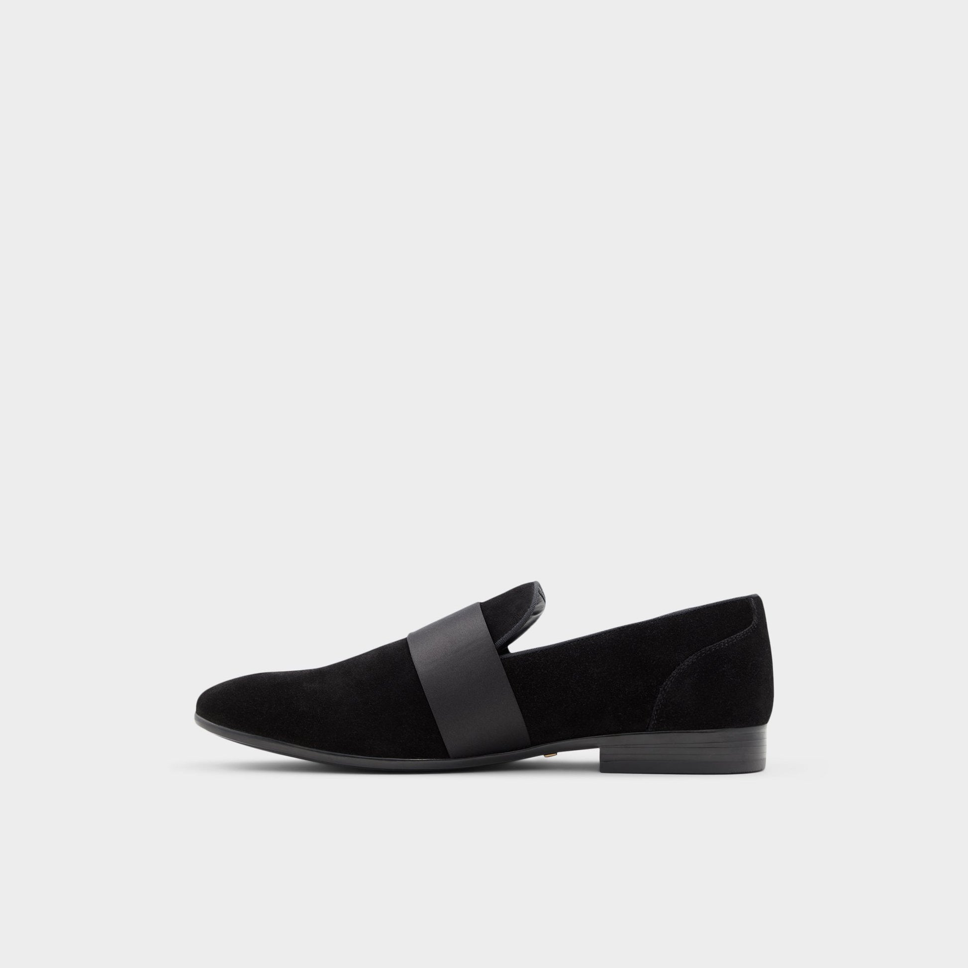 Asaria Open Black Leather Suede Men's Loafers & Slip-Ons - Loafer | Aldo Essential