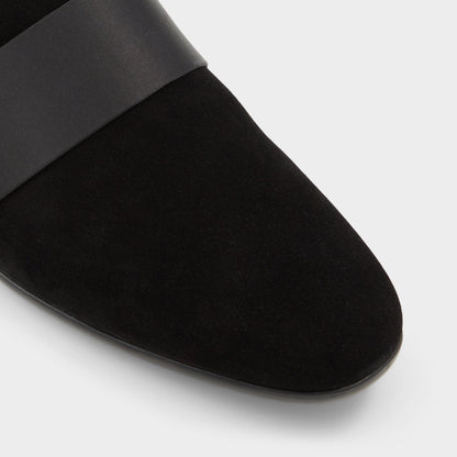Asaria Open Black Leather Suede Men's Loafers & Slip-Ons - Loafer | Aldo Essential