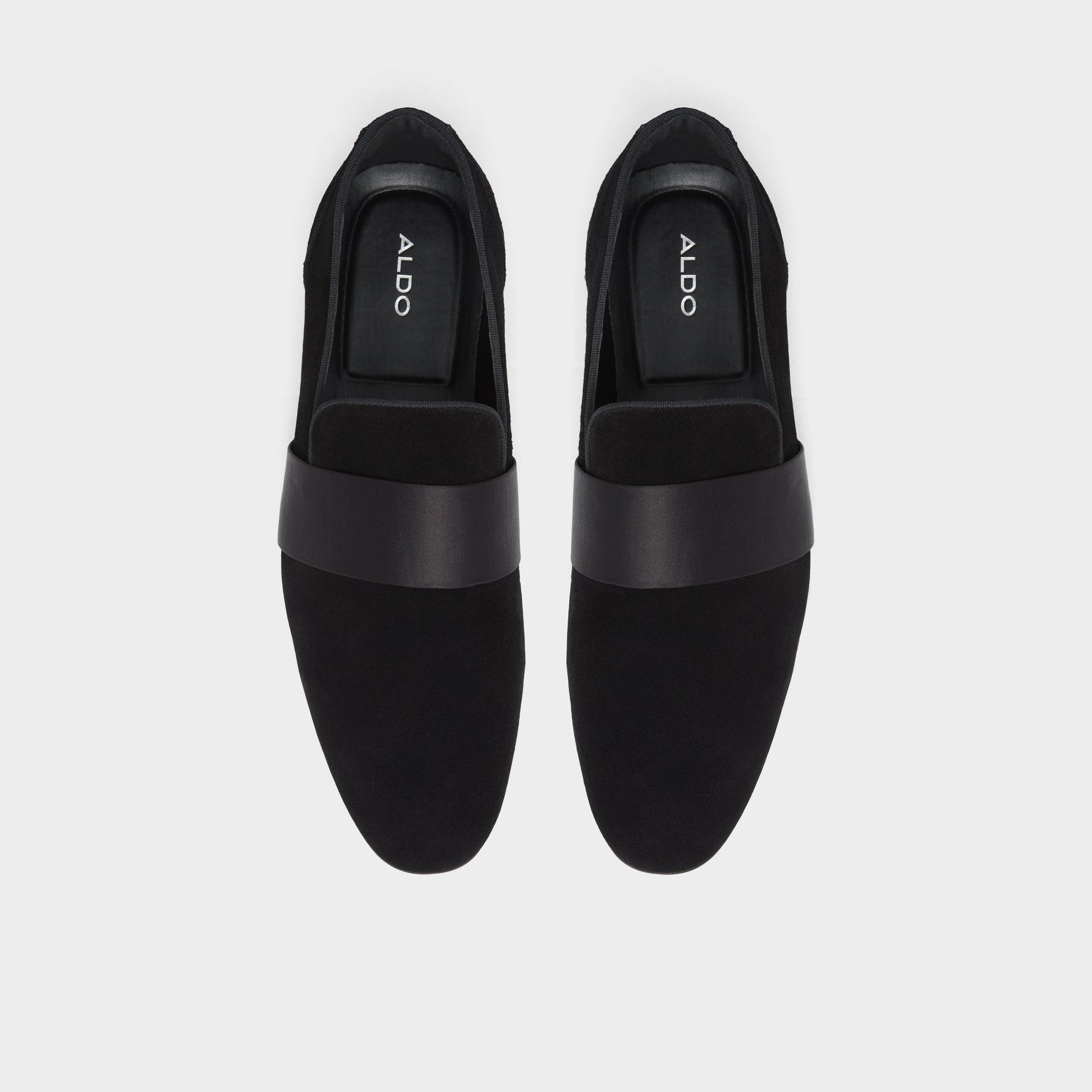 Asaria Open Black Leather Suede Men's Loafers & Slip-Ons - Loafer | Aldo Essential