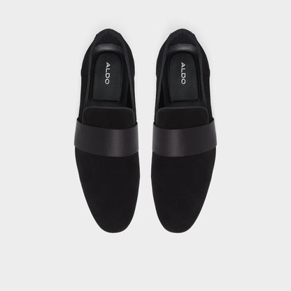 Asaria Open Black Leather Suede Men's Loafers & Slip-Ons - Loafer | Aldo Essential