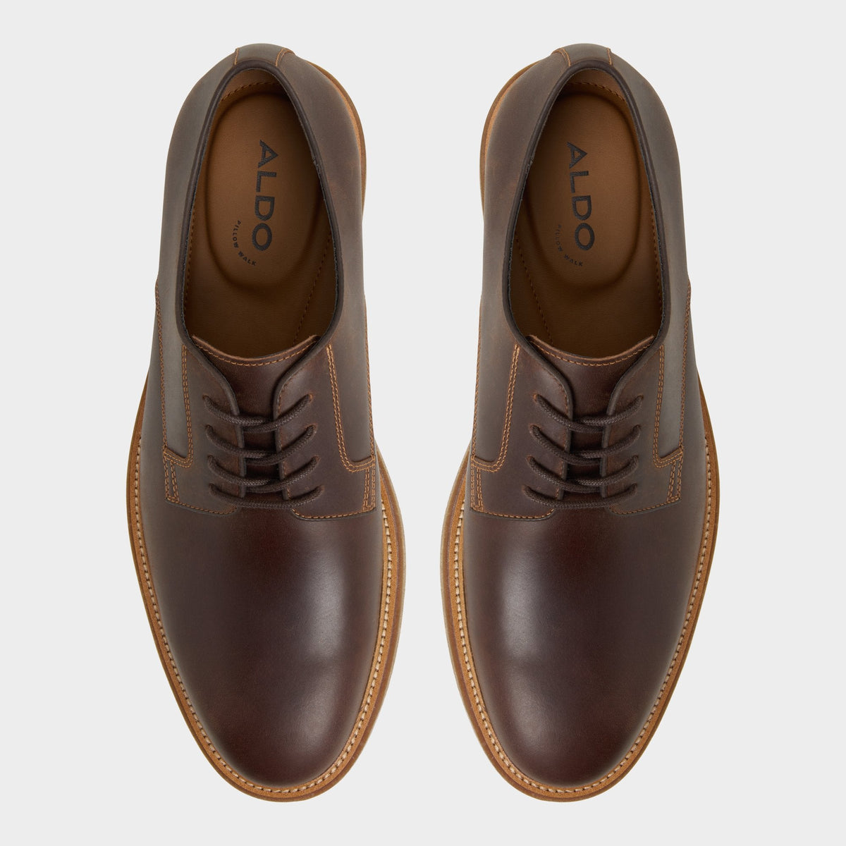 Raiden Brown Overflow Men's Oxfords & Lace-ups - Derby shoe | Aldo New
