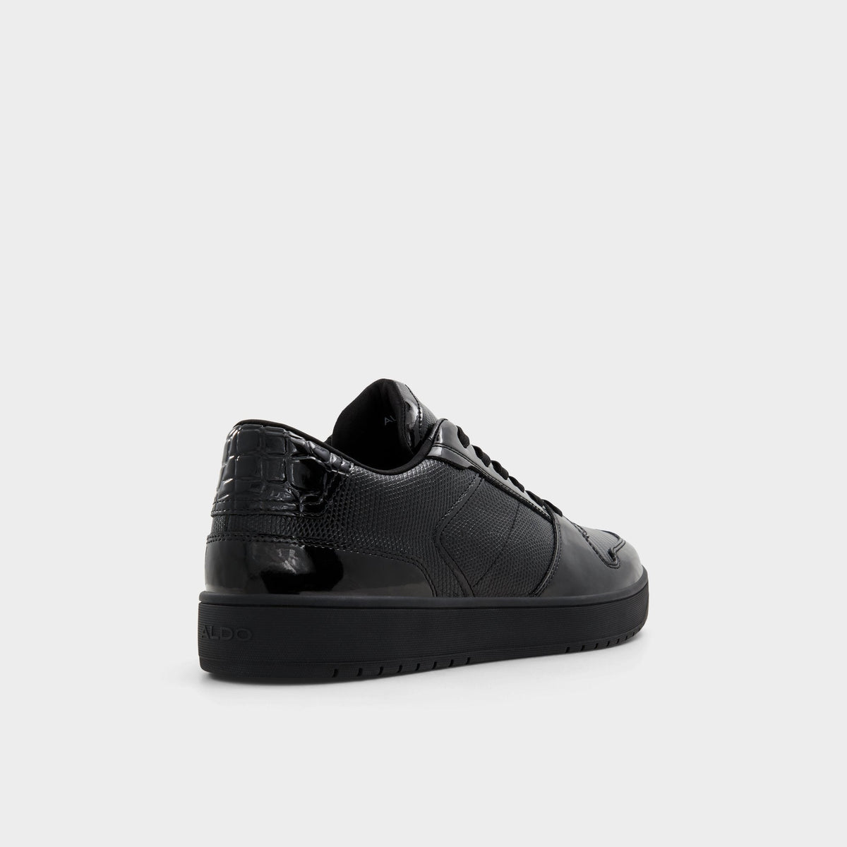 Zethan Black Synthetic Patent Men's Low top - Low top sneaker, Cup sole | Aldo Signature