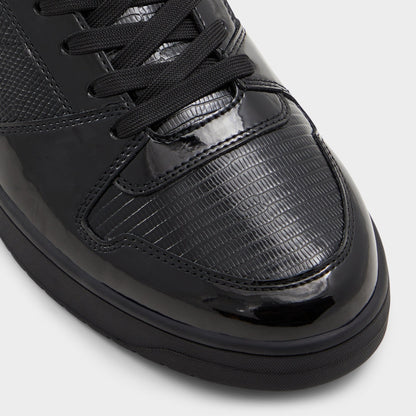 Zethan Black Synthetic Patent Men's Low top - Low top sneaker, Cup sole | Aldo Signature