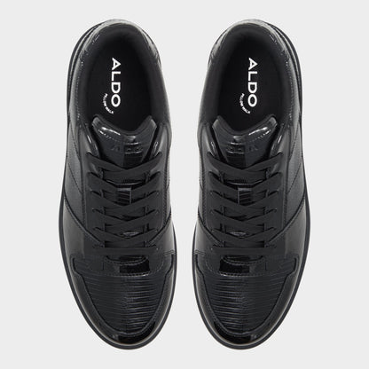 Zethan Black Synthetic Patent Men's Low top - Low top sneaker, Cup sole | Aldo Signature