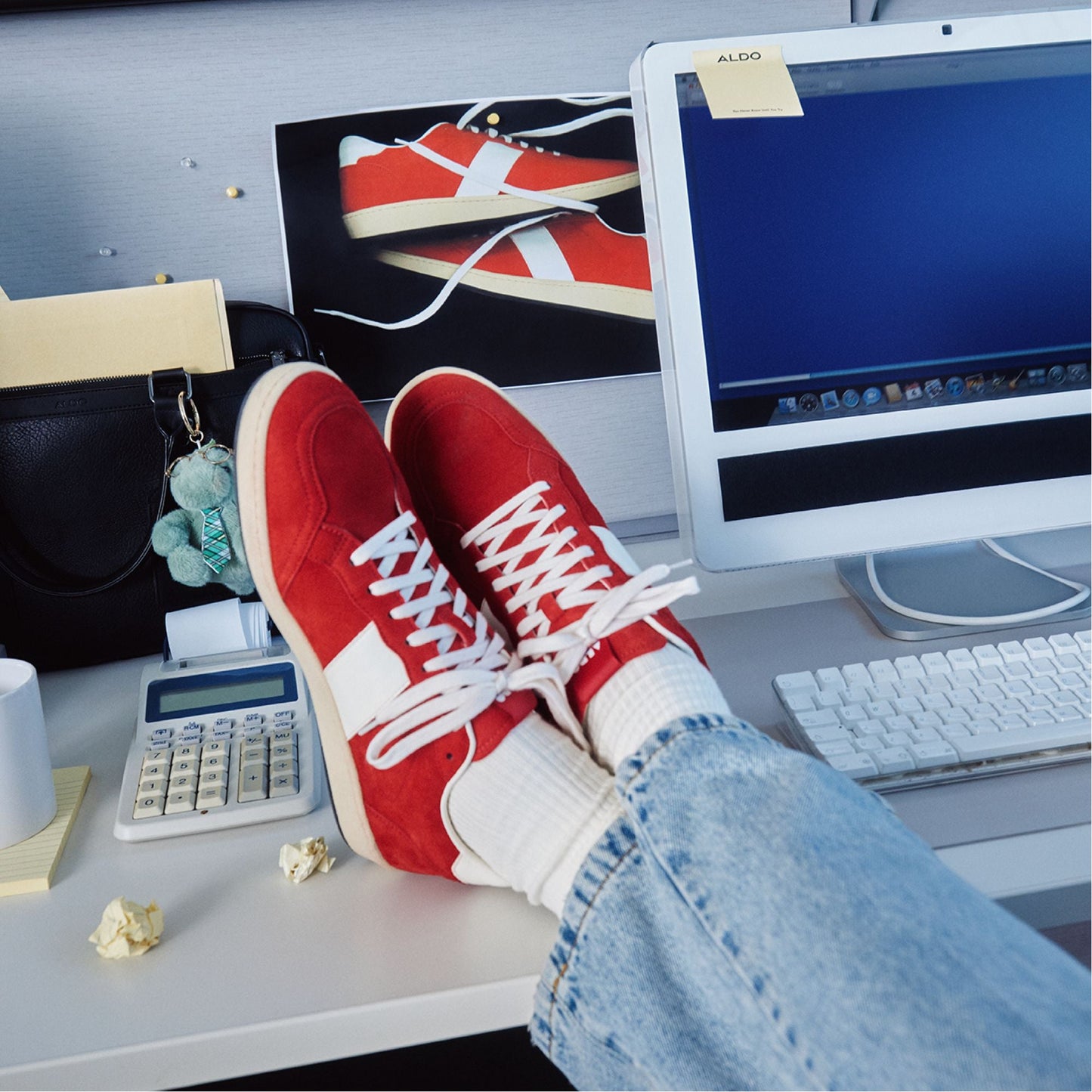 Roscoe in Red 14161307 - Low top sneaker, Cup sole | Aldo New
