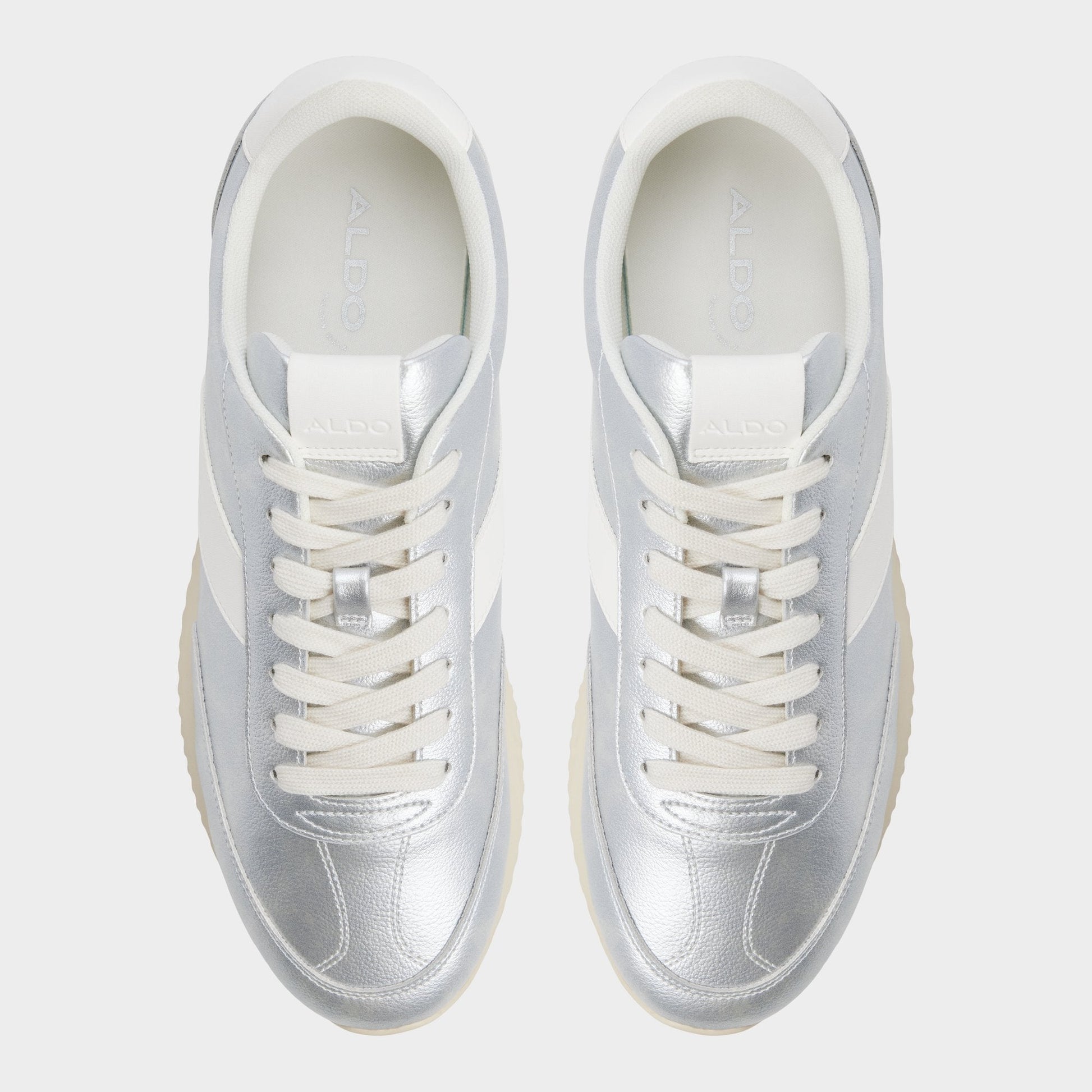 Nathaniell in Silver - Low top sneaker, Cup sole | Aldo Signature